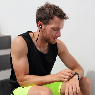 Sportowy Zestaw Słuchawkowy Bluetooth V-TAC 500mAh Czarny V-TAC VT-6166