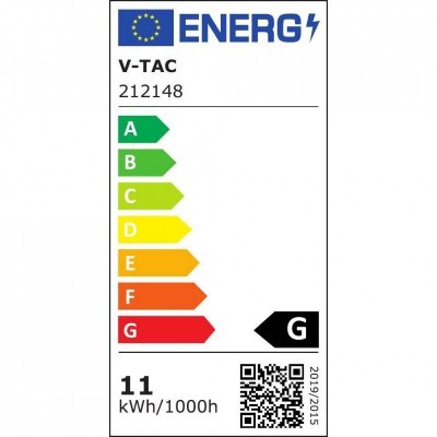 Taśma LED V-TAC 12V SMD5050 300LED IP65 rękaw 11W/m VT-5050 60-IP65 6000K