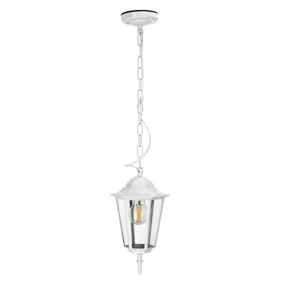 Lampa wisząca ogrodowa LO4105 1xE27 IP54 biała Kobi