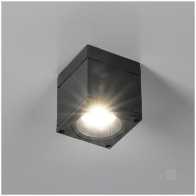 Lampa ogrodowa QUERK 1 1xGU10 IP54 czarna LED2B