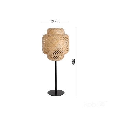 Lampka biurkowa stojąca DATURA BAMBOO ST MINI 1xE27 LLS