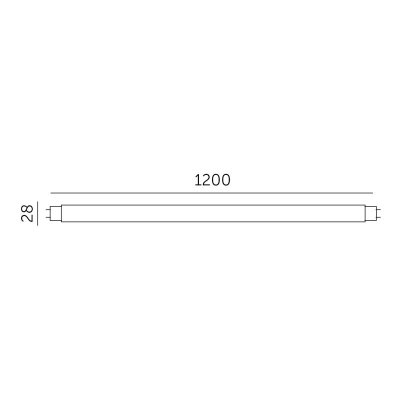 Świetlówka LED T8 18W 120CM 6500K LED2B RED