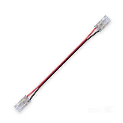 Łącznik dwustronny 10 cm taśmy LED COB 8mm Kobi