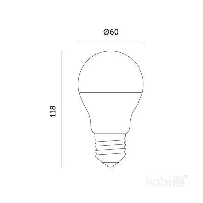Żarówka do roślin LED PLANTY GS 11W E27 1200K Kobi Design