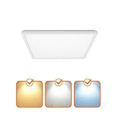 Plafon LED NIVERA SQUARE 12W 3CCT IP54 biały Kobi Premium