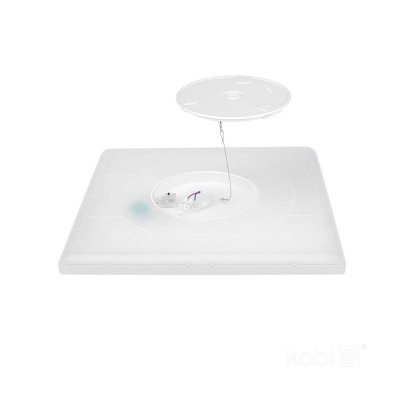 Plafon LED NIVERA SQUARE 18W 3CCT IP54 biały Kobi Premium