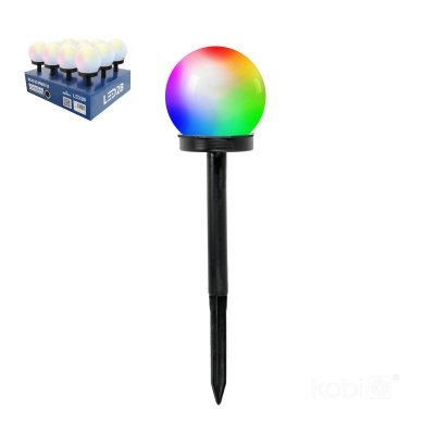 Słupek ogrodowy Solar LED SPHERE G2 10cm RGB IP44 LED2B