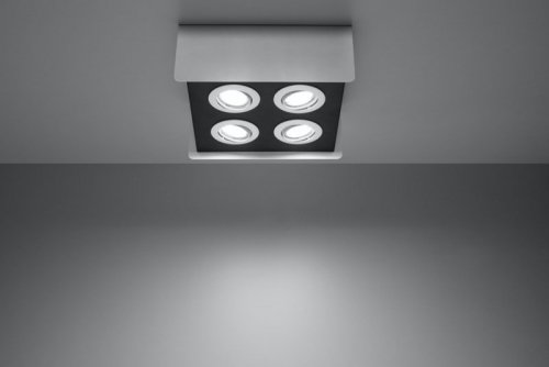 Plafon STEREO 4 biały