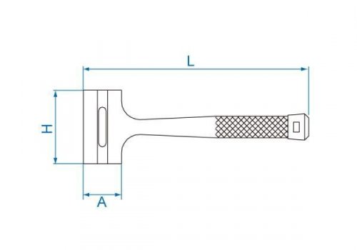 MŁOTEK BEZODRZUTOWY 225g 272mm King Tony