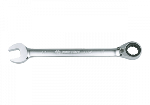 KLUCZ PŁASKO-OCZKOWY Z GRZECHOTKĄ DWUKIERUNKOWĄ 72 ZĘBY Z BLOKADĄ OCZKA 191 x 14mm King Tony