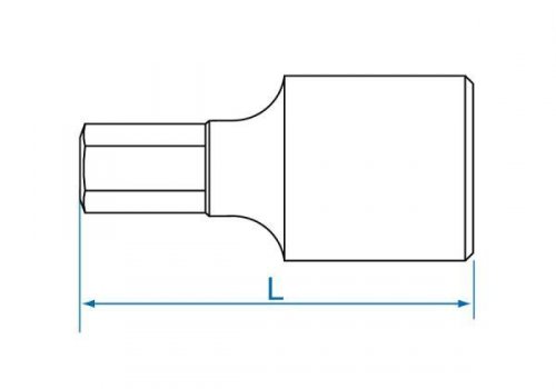 NASADKA 1/4&quot; Z KOŃCÓWKĄ HEX 1/4&quot; x 25mm King Tony