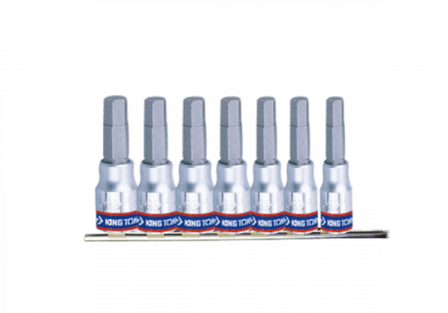 ZESTAW NASADEK 1/4&quot; Z IMBUSEM 7 szt., 2035 H3 - H10 King Tony