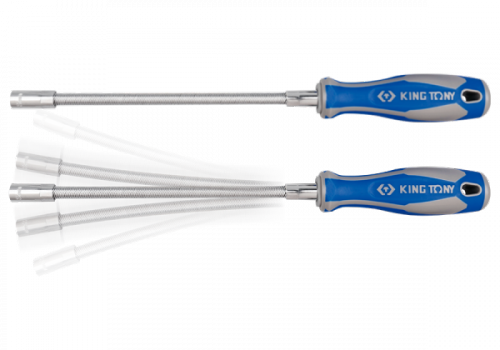 WKRĘTAK ELASTYCZNY Z KOŃCÓWKĄ NASADOWĄ 10mm x 300mm King Tony