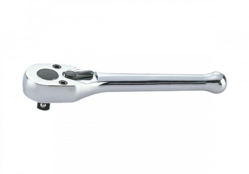 GRZECHOTKA 1/4&quot; 32 ZĘBY 100mm UCHWYT POLEROWANY King Tony