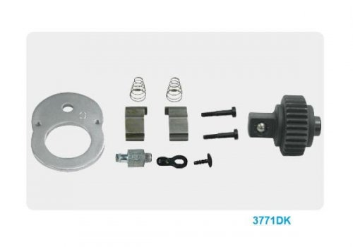 GRZECHOTKA Z PRZYCISKIEM 3/8&quot; 32 ZĘBY 200mm UCHWYT GUMOWY, BLOKADA King Tony