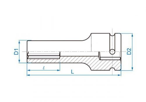NASADKA DŁUGA UDAROWA GWIAZDKOWA 3/4&quot; E24 x 110mm King Tony