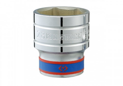 NASADKA KRÓTKA 1/2&quot; 16mm x 38mm, 6-kąt. Cr-v King Tony