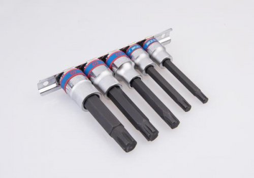 ZESTAW NASADEK RIBE 3/8&quot; + 1/2&quot; 5cz. M7 - M13, SZYNA King Tony