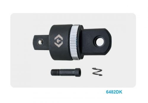 PRZEGUBOWA GRZECHOTKA TELESKOPOWA 3/4&quot; 24 ZĘBY 610mm - 960mm CHROM, UCHWYT GUMOWY King Tony