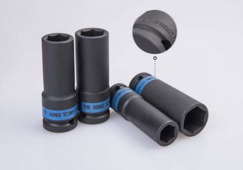 NASADKA DŁUGA UDAROWA 1/2&quot; 10mm x 80mm, 6-kąt King Tony