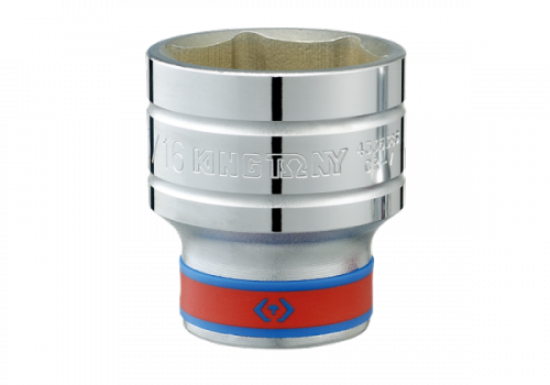 NASADKA KRÓTKA 1/2&quot; CALOWA 11/16&quot; x 38mm 6-kąt. Cr-v King Tony