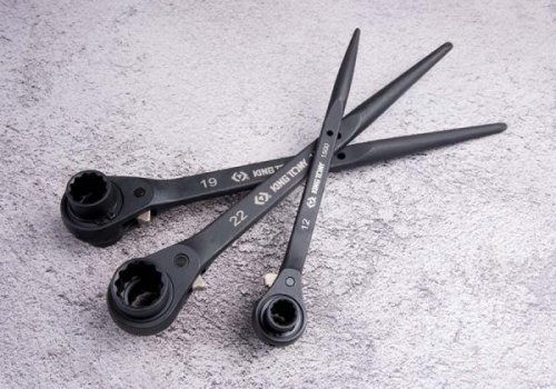 DWUSTRONNY KLUCZ NASADKOWY Z GRZECHOTKĄ 11x13mm, DŁ. 241mm King Tony