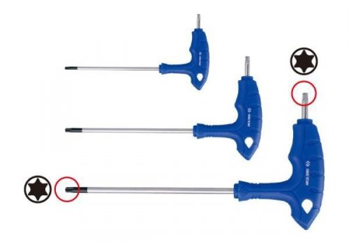 KLUCZ TRZPIENIOWY &quot;L&quot; TORX / TORX T30 x 215mm King Tony