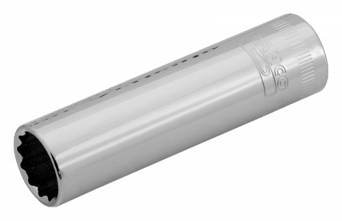 Nasadka dwunastokątna,  3/8”, wydłużona,. metryczna BAHCO