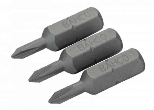 Bit 1/4&quot; PH1x25 mm, 3 szt. BAHCO