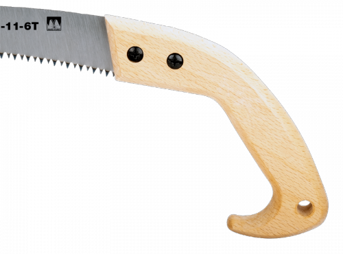 Piła sadownicza 280 mm 6Z/Cal z drewnianą rękojeścią ostrzalna BAHCO