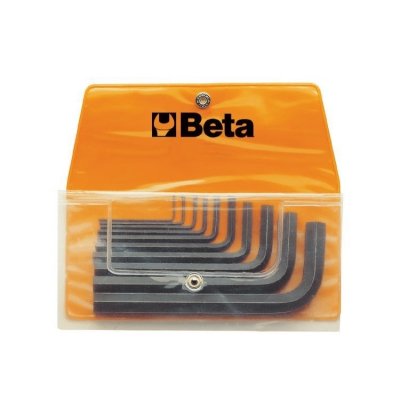 Zestaw 10 kluczy trzpieniowych kątowych imbusowych 1,5-12 mm w pokrowcu, 96N/B10 Beta