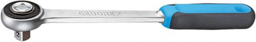 Grzechotka z zabierakiem przetykanym 1/2&quot;, 270mm, 24-zęby,  GEDORE