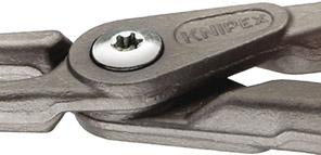Szczypce Segera do pierścieni osadczych wewn. 210 mm, wygiete 90°, 48 21 J31 KNIPEX