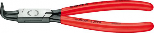 Szczypce Segera do pierścieni osadczych wewn. 170 mm, wygięte 90°, 44 21 J21, KNIPEX