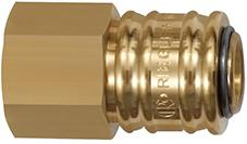 Szybkozlacze z mosiadzu, srednica nom.7,2mm, gwint wewnetrzny G 1/2&quot; RIEGLER