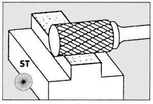 Frez trzpieniowy cylindr,z uzeb.czolowym 1020, 3 6mm 10x20mm ze stopow tward. Pferd