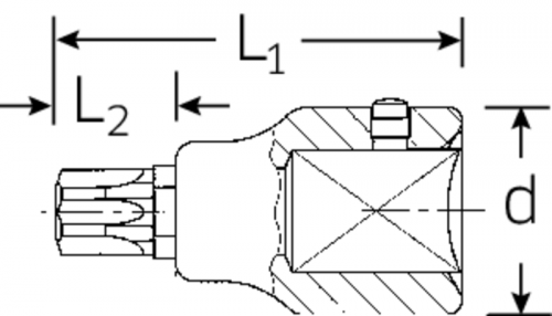 Nasadka wkrętakowa 3/4&quot; T90 TORX STAHLWILLE