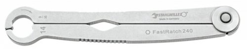 Klucz oczkowy otwarty szybki 14mmx9/16&quot; STAHLWILLE