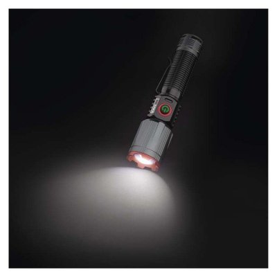 Latarka metalowa LED 1200 lm, 2200 mAh, ładowalna