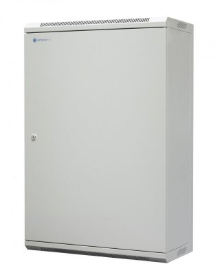 Szafa wisząca niedzielona płytka 19&#039;&#039; 18U, drzwi całe z blachy,  600×300×910mm szer./gł./wys