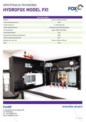 Moduł hydrauliczny (HYDROFOX-FX1)