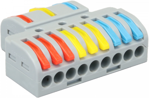 Łącznik bezśrubowy, złączka otwierana 0,5-4mm2 32A 3P OVO3P39 Tracon Electric