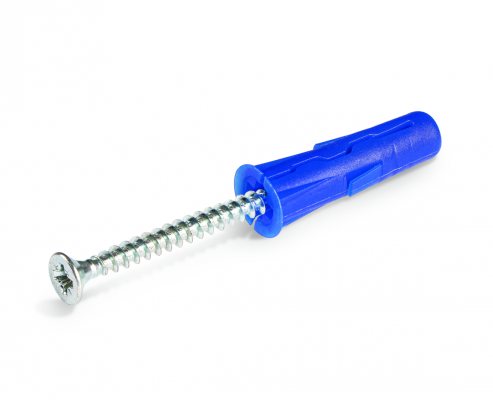 Kołek uniwersalny UNO 8x32mm z wkrętem 4,5x35mm (UNO-08+435)