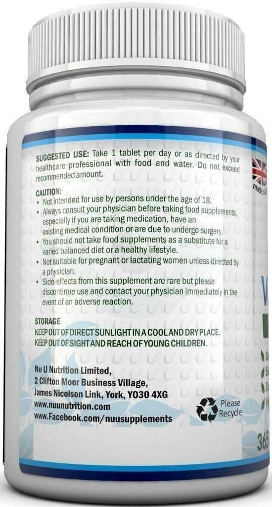 Witamina K2 MK-7 200mcg 365 tabletek NA ROK