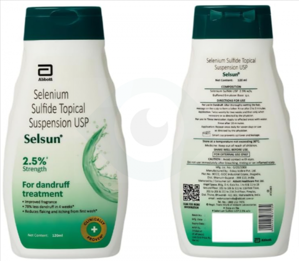 SELSUN 2,5% SZAMPON 120ml  ŁUSZCZYCA  ŁUPIEŻ ŁZS