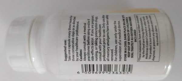 Kwas alfa liponowy ALA 0.5 mg - 90 kapsułek Alpha Lipoic Acid