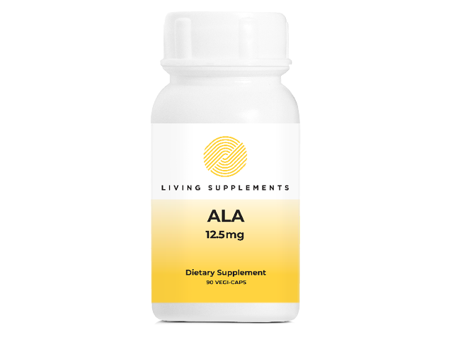 Kwas alfa liponowy ALA 12.5 mg - 90 kapsułek Alpha Lipoic Acid