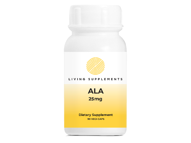 Kwas alfa liponowy ALA 25 mg - 90 kapsułek Alpha Lipoic Acid