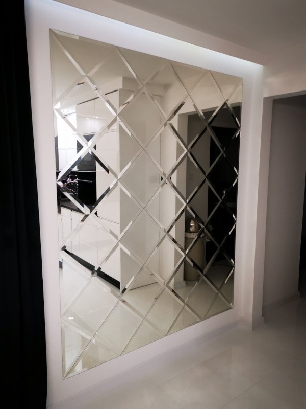 Lustro Glamour 2500mm x 2500mm faza 12mm
