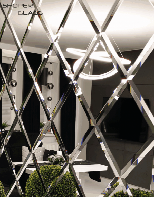 Lustro Glamour 1800mm x 1800mm faza 12mm